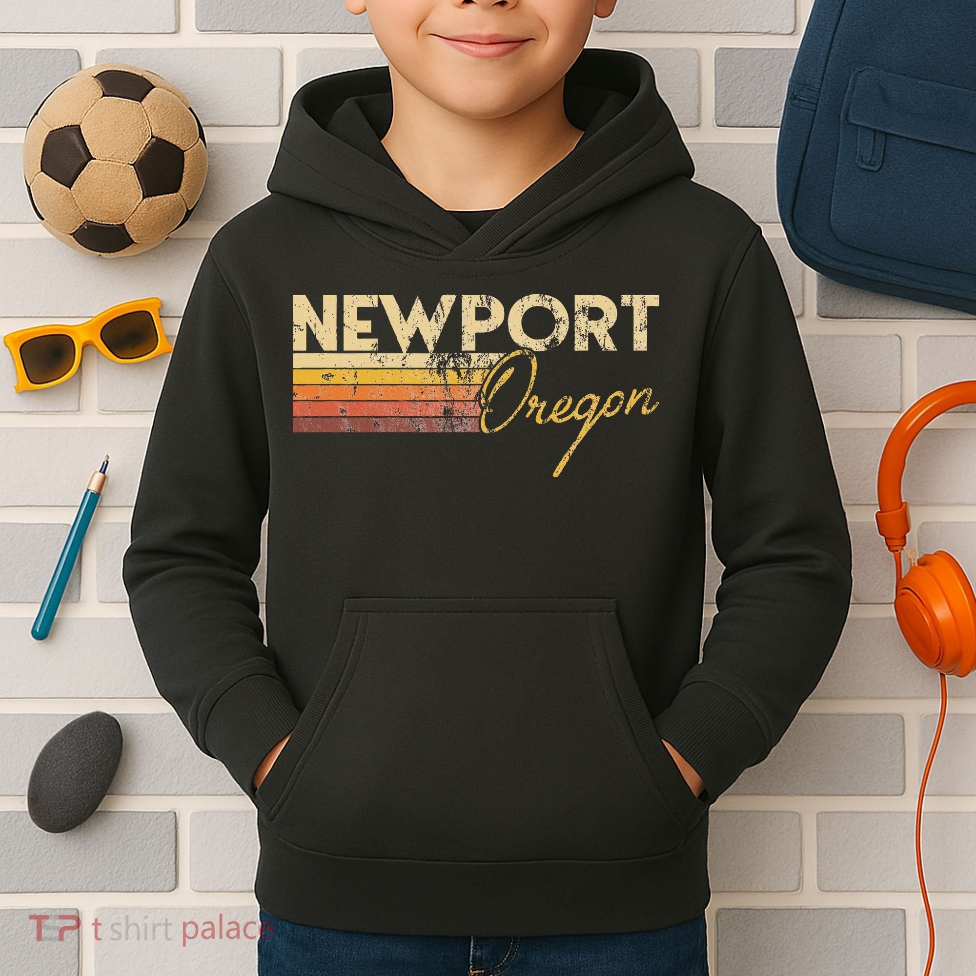 Newport Oregon Kids Hoodie