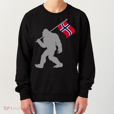 Norge Or Norwegian Flag On Norway Flag Women's Sweatshirt