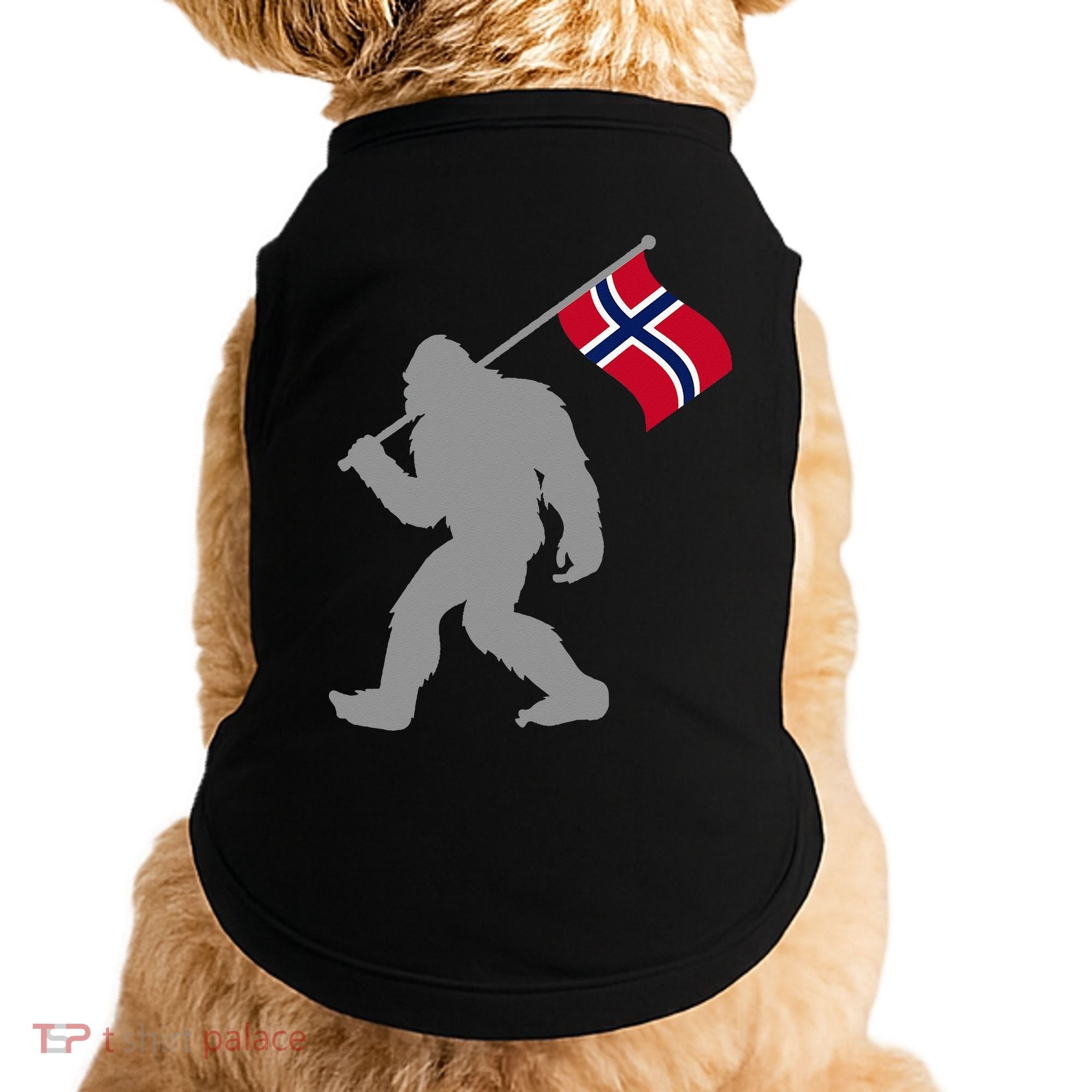 Norge Or Norwegian Flag On Norway Flag Doggie Tank