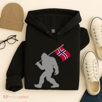 Norge Or Norwegian Flag On Norway Flag Hoodie thumb 4