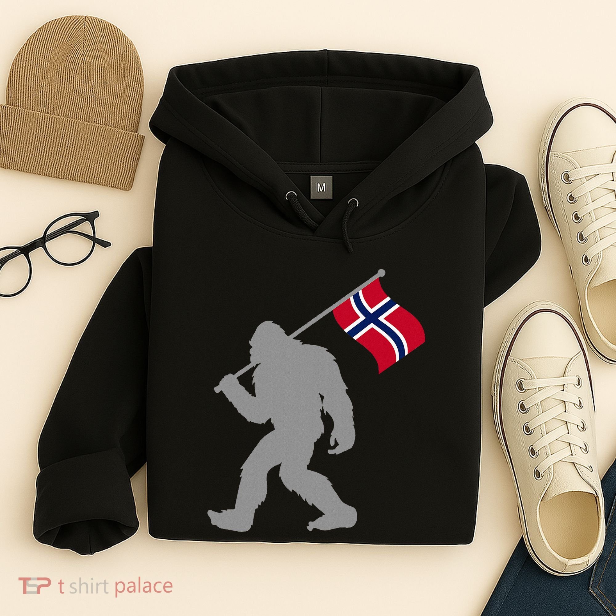 Norge Or Norwegian Flag On Norway Flag Hoodie