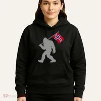 Norge Or Norwegian Flag On Norway Flag Hoodie thumb 5