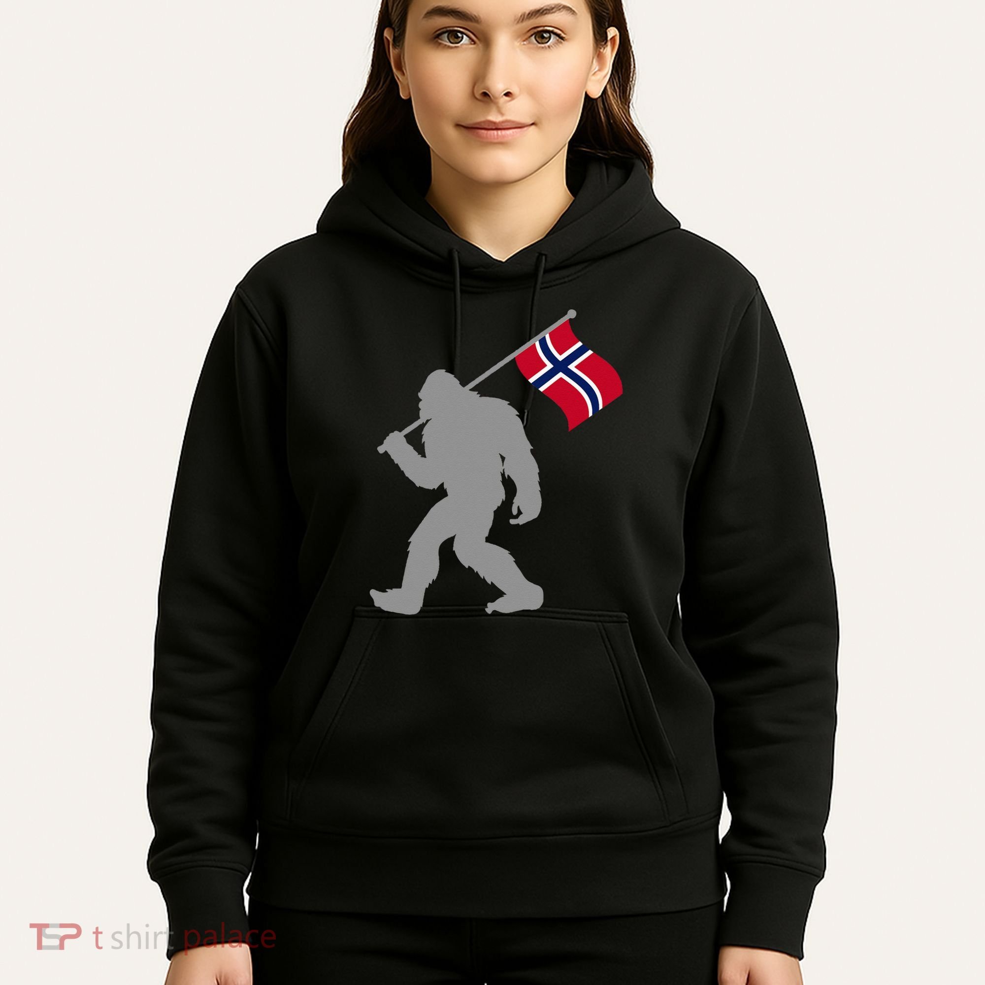 Norge Or Norwegian Flag On Norway Flag Hoodie