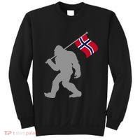 Norge Or Norwegian Flag On Norway Flag Sweatshirt thumb 0
