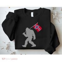 Norge Or Norwegian Flag On Norway Flag Sweatshirt thumb 2