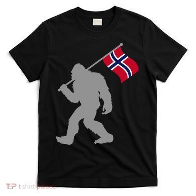 Norge Or Norwegian Flag On Norway Flag T-Shirt