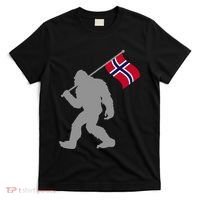 Norge Or Norwegian Flag On Norway Flag T-Shirt thumb 0