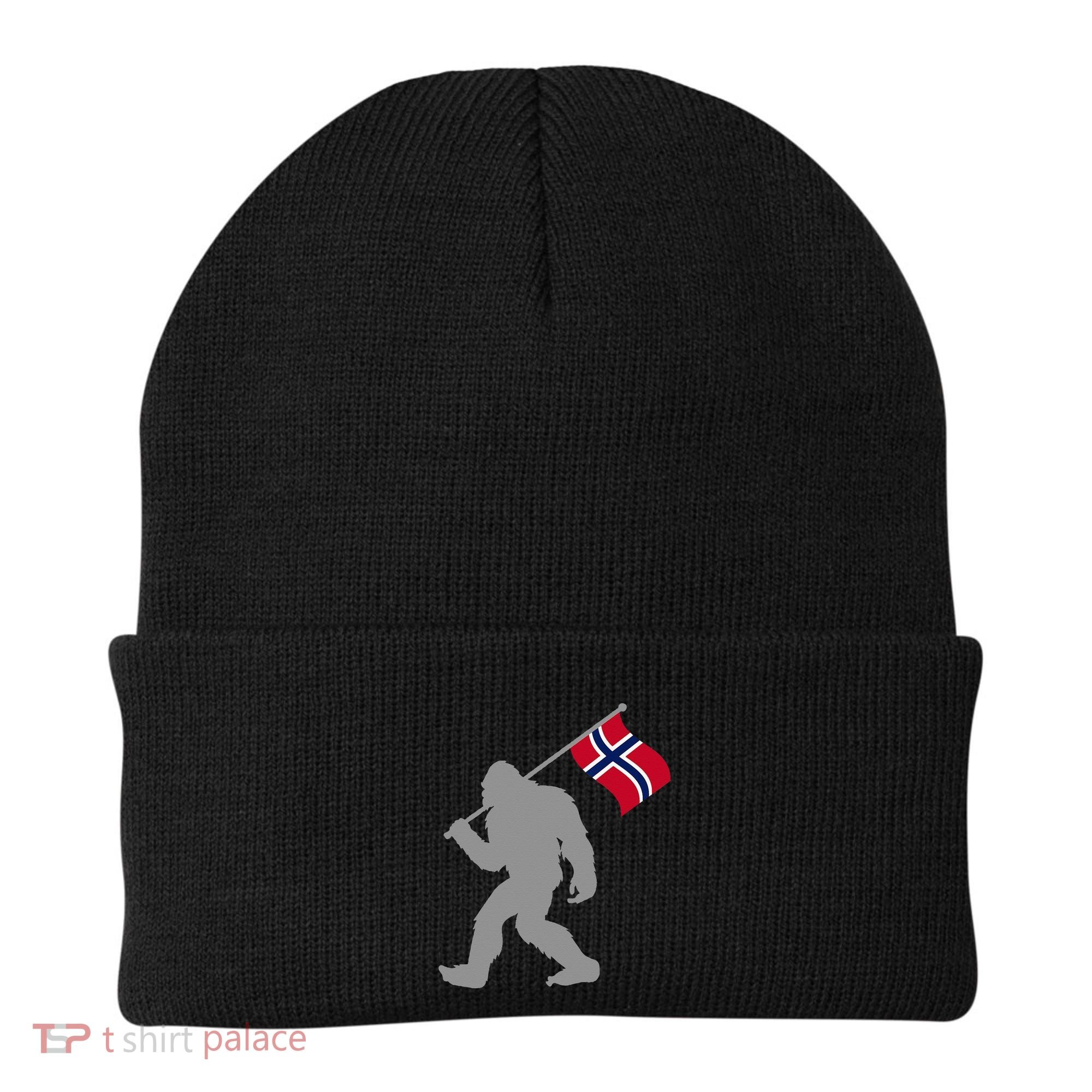 Norge Or Norwegian Flag On Norway Flag Beanie