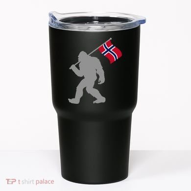 Norge Or Norwegian Flag On Norway Flag Tumbler