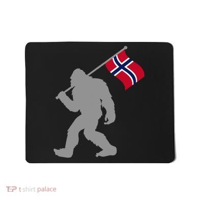 Norge Or Norwegian Flag On Norway Flag Mousepad