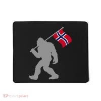 Norge Or Norwegian Flag On Norway Flag Mousepad thumb 0