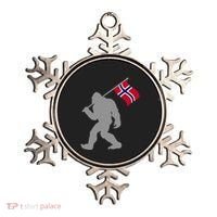 Norge Or Norwegian Flag On Norway Flag Ornament thumb 0