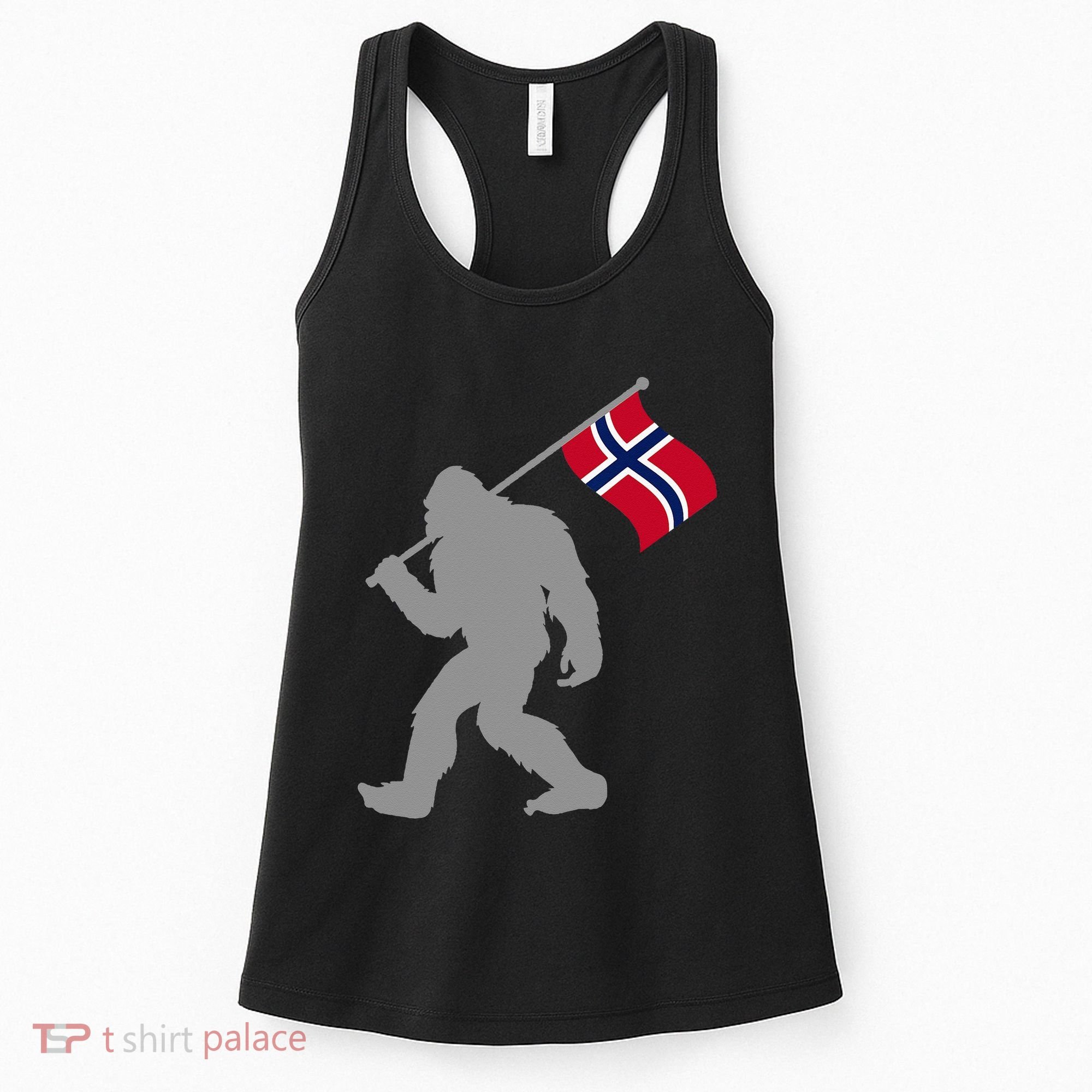Norge Or Norwegian Flag On Norway Flag Women's Tank Top