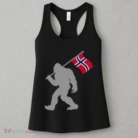 Norge Or Norwegian Flag On Norway Flag Women's Tank Top thumb 3