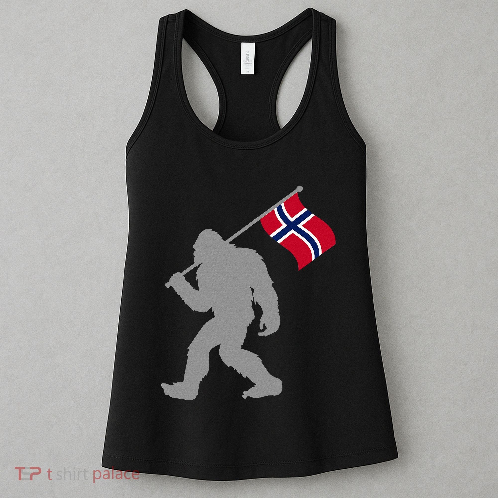 Norge Or Norwegian Flag On Norway Flag Women's Tank Top