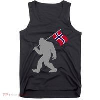 Norge Or Norwegian Flag On Norway Flag Tank Top thumb 0