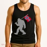 Norge Or Norwegian Flag On Norway Flag Tank Top thumb 3