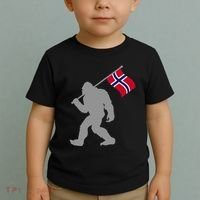 Norge Or Norwegian Flag On Norway Flag Toddler T-Shirt thumb 2