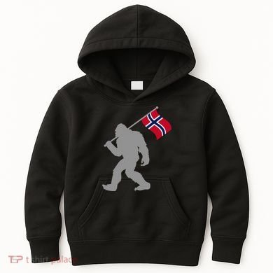 Norge Or Norwegian Flag On Norway Flag Kids Hoodie