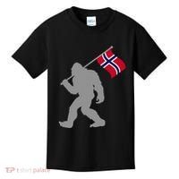 Norge Or Norwegian Flag On Norway Flag Kids T-Shirt thumb 0