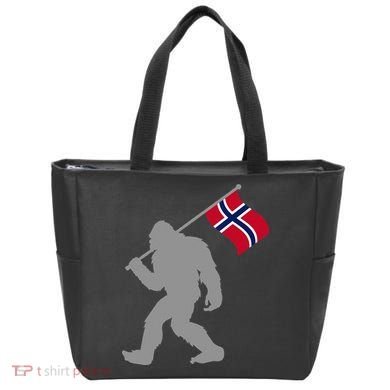 Norge Or Norwegian Flag On Norway Flag Tote Bag