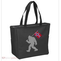 Norge Or Norwegian Flag On Norway Flag Tote Bag thumb 2