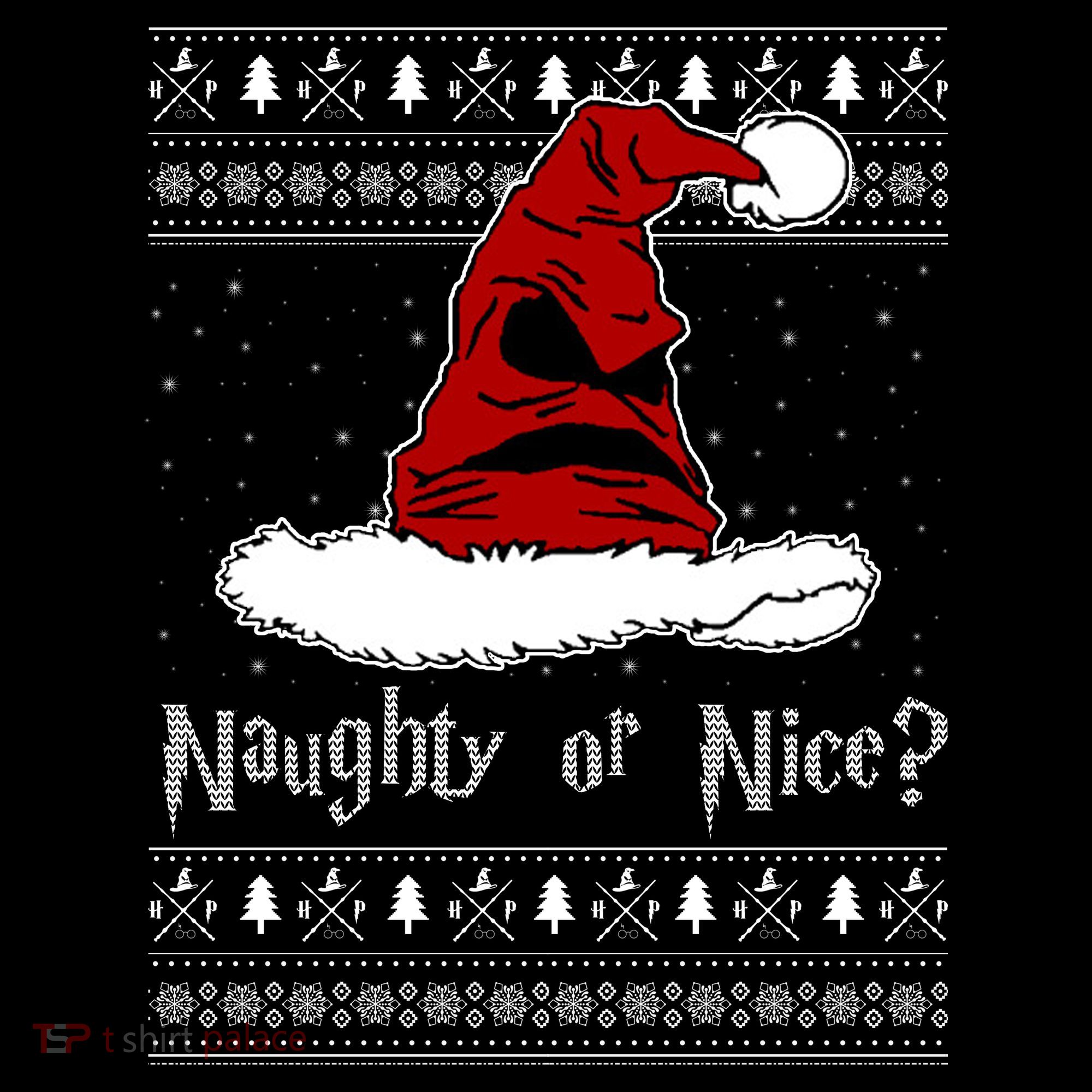 Naughty Or Nice? Sorting Santa Claus Ugly Christmas Sweater Sweatshirt