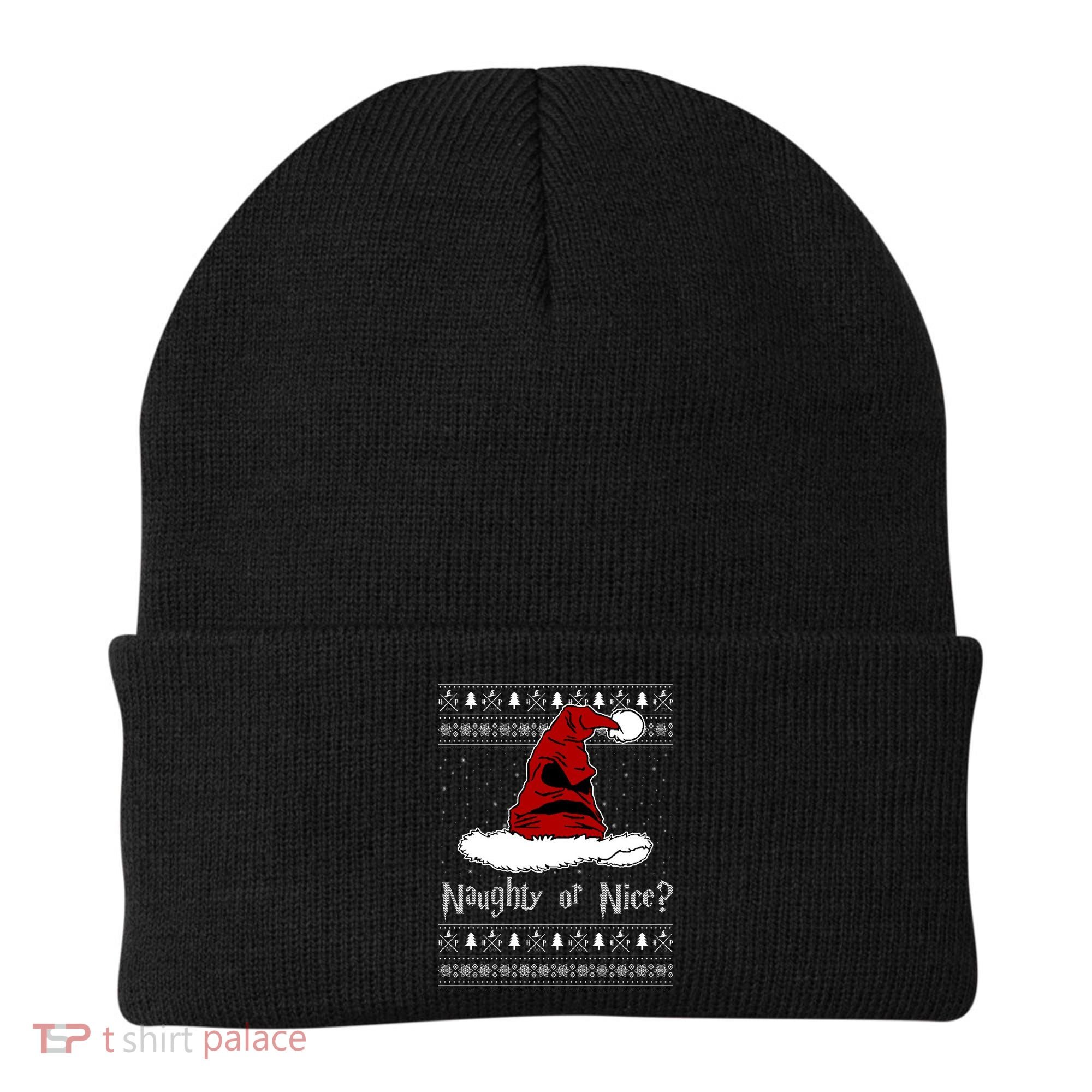 Naughty Or Nice? Sorting Santa Claus Ugly Christmas Sweater Beanie