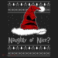 Naughty Or Nice? Sorting Santa Claus Ugly Christmas Sweater Tumbler thumb 3