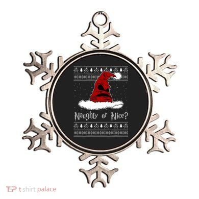 Naughty Or Nice? Sorting Santa Claus Ugly Christmas Sweater Ornament