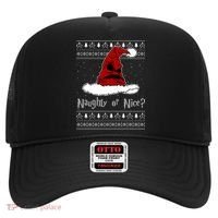 Naughty Or Nice? Sorting Santa Claus Ugly Christmas Sweater Hat thumb 0