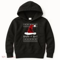Naughty Or Nice? Sorting Santa Claus Ugly Christmas Sweater Kids Hoodie thumb 0