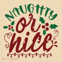 Naughty Or Nice Christmas Holiday Festive Tote Bag thumb 4