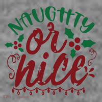 Naughty Or Nice Christmas Holiday Festive Toddler Hoodie thumb 2