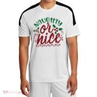 Naughty Or Nice Christmas Holiday Festive Sport-Tek Competitor United Soccer Jersey thumb 0