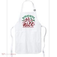 Naughty Or Nice Christmas Holiday Festive Apron thumb 0