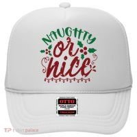 Naughty Or Nice Christmas Holiday Festive Hat thumb 0