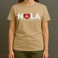 New Orleans Nola Strong Heart 2025 New Orleans Strong T-Shirt thumb 4