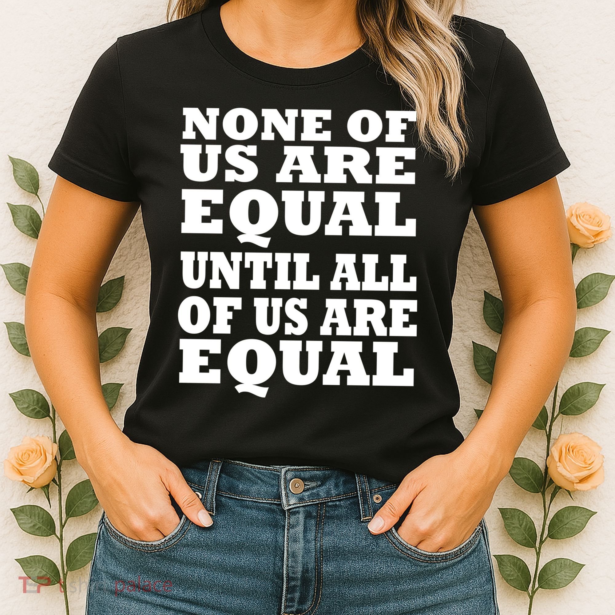None of Us are Equal Until all of Us are Equal Women's T-Shirt