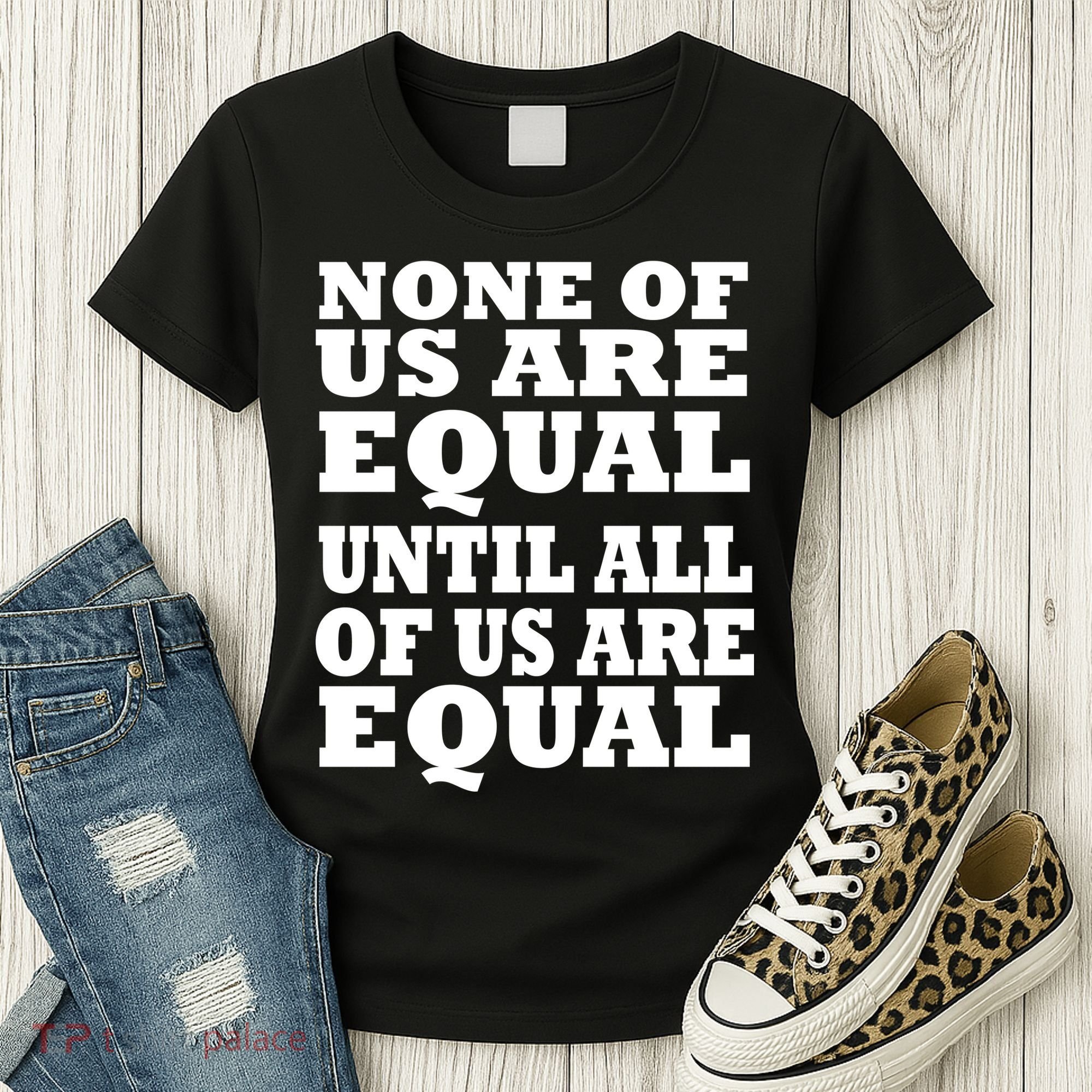 None of Us are Equal Until all of Us are Equal Women's T-Shirt