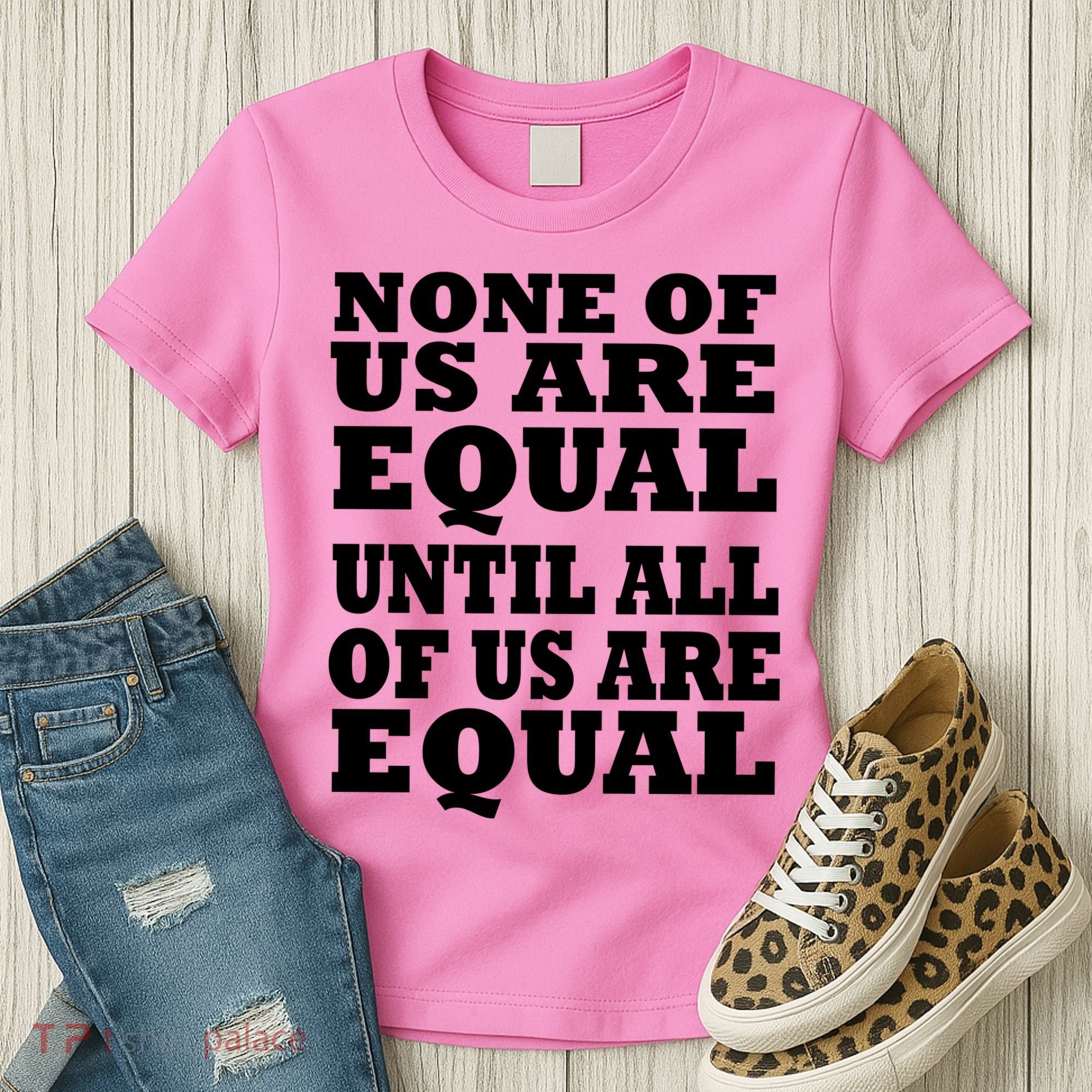 None Of Us Are Equal Until All Of Us Are Equal  Women's T-Shirt