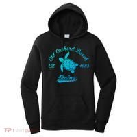 Nautical Old Orchard Beach Maine Sea Turtle Gift Women's Hoodie thumb 0