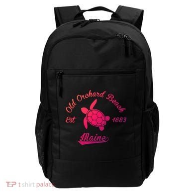 Nautical Old Orchard Beach Maine Sea Turtle Gift Backpack