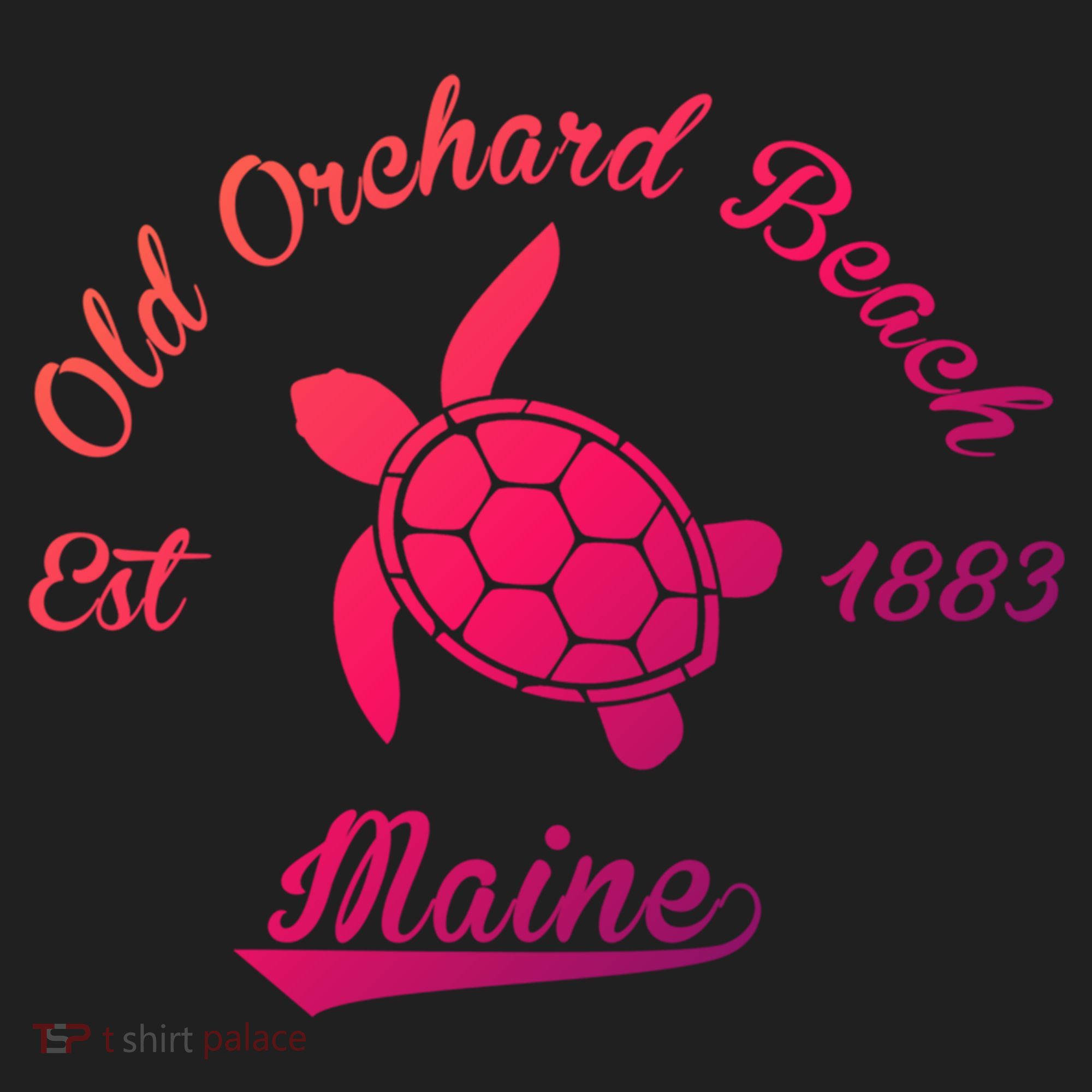 Nautical Old Orchard Beach Maine Sea Turtle Gift Hat
