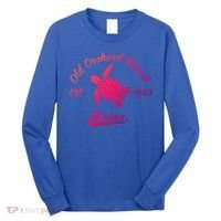 Nautical Old Orchard Beach Maine Sea Turtle Gift Long Sleeve Shirt thumb 0