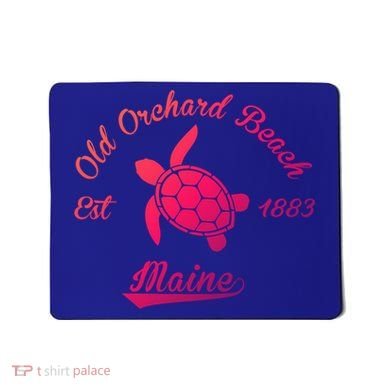 Nautical Old Orchard Beach Maine Sea Turtle Gift Mousepad