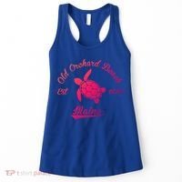 Nautical Old Orchard Beach Maine Sea Turtle Gift Women's Tank Top thumb 0