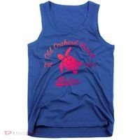 Nautical Old Orchard Beach Maine Sea Turtle Gift Tank Top thumb 0