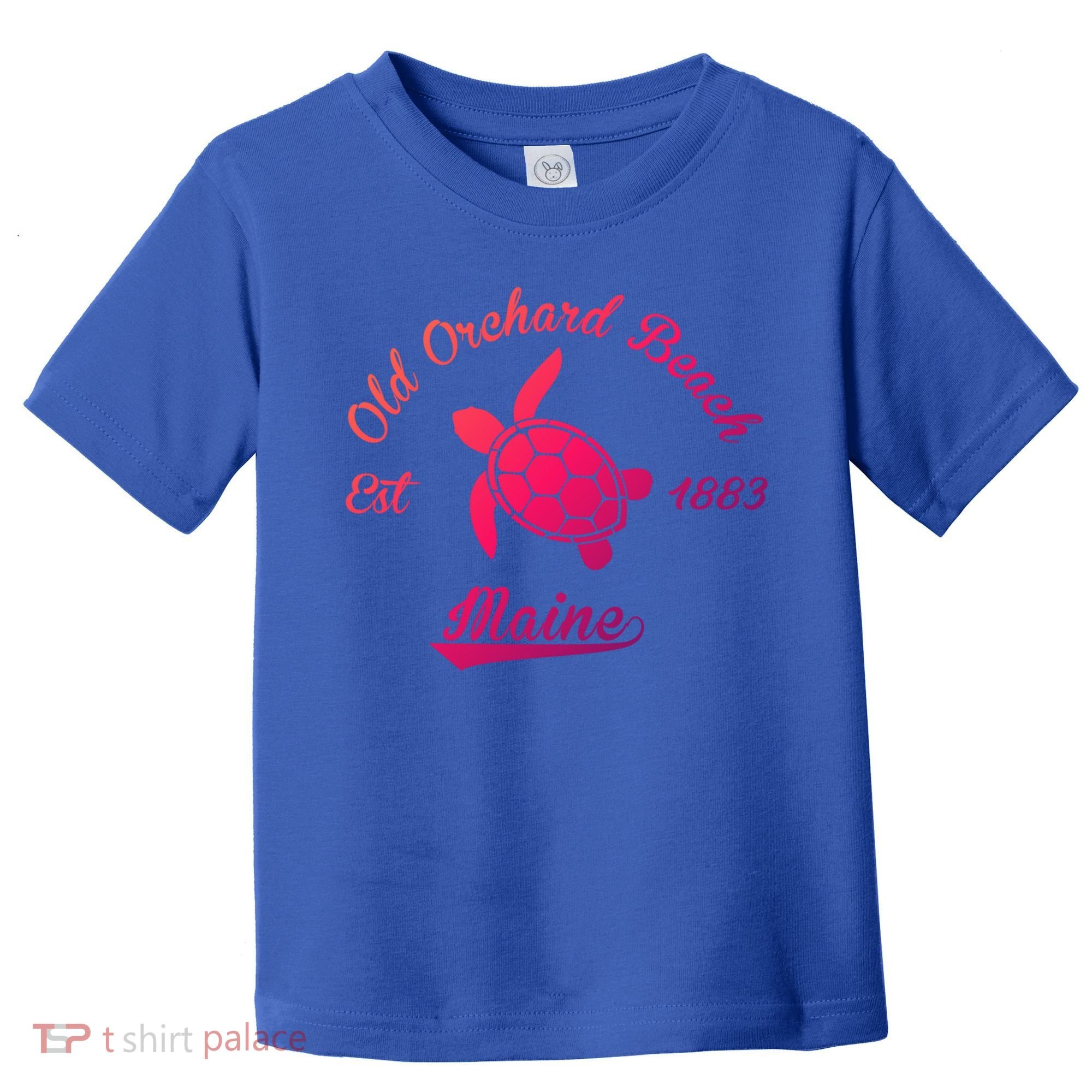Nautical Old Orchard Beach Maine Sea Turtle Gift Toddler T-Shirt