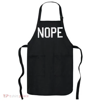 NOPE Funny Meme Apron